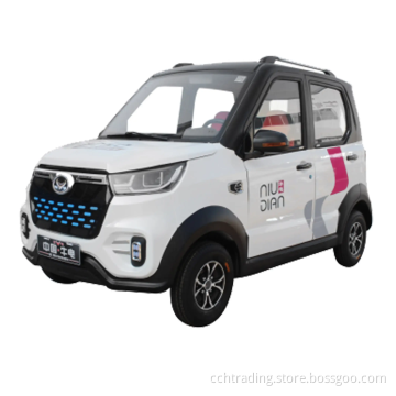 In stock Vendita a caldo 4 ruote 4 sedili Auto elettrica a basso costo Niudian x7 Carla rapida Mini auto elettrica